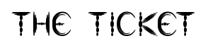 the ticket font